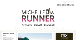 Desktop Screenshot of michelletherunner.com