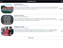 Tablet Screenshot of michelletherunner.com